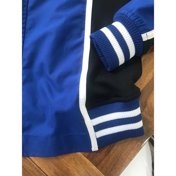 Tommy Hilfiger Navy White Women's Rain Wind Jacket Hooded Small S Retro - Picture 8 of 9